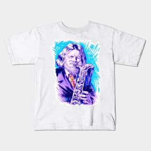 Gerry Mulligan - An illustration by Paul Cemmick Kids T-Shirt